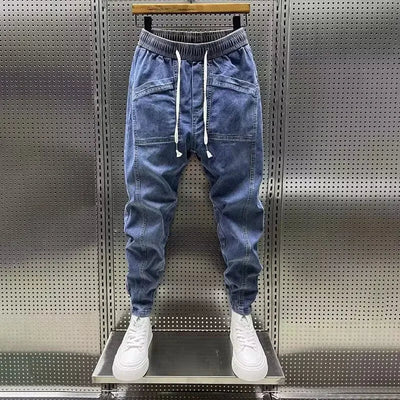 Branson - Denim joggingsbroek